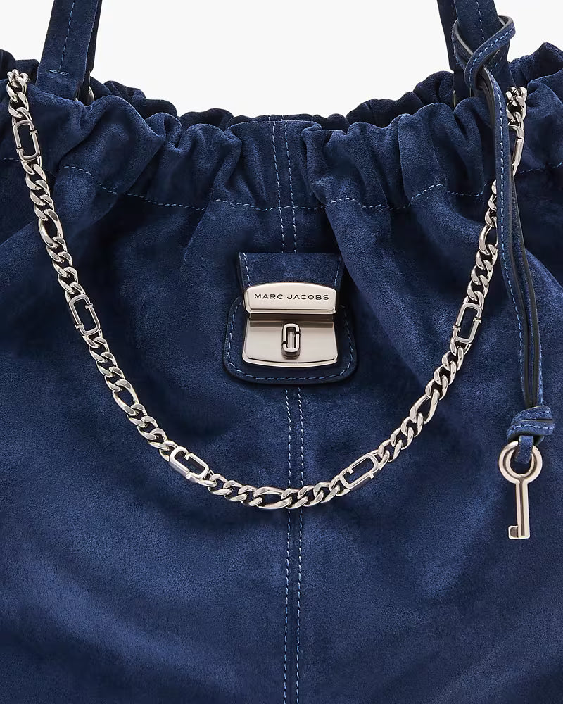 Marc Jacobs The Suede Cristina Tote  -  Navy