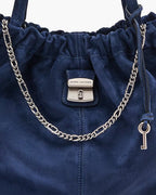 Marc Jacobs The Suede Cristina Tote  -  Navy