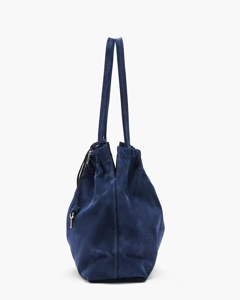 Marc Jacobs The Suede Cristina Tote  -  Navy
