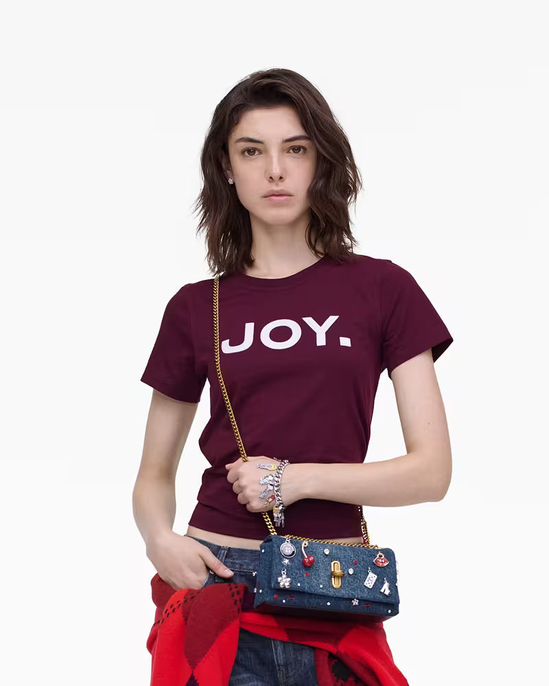 Marc Jacobs The Trinket Charm Denim Dual Chain Mini Bag