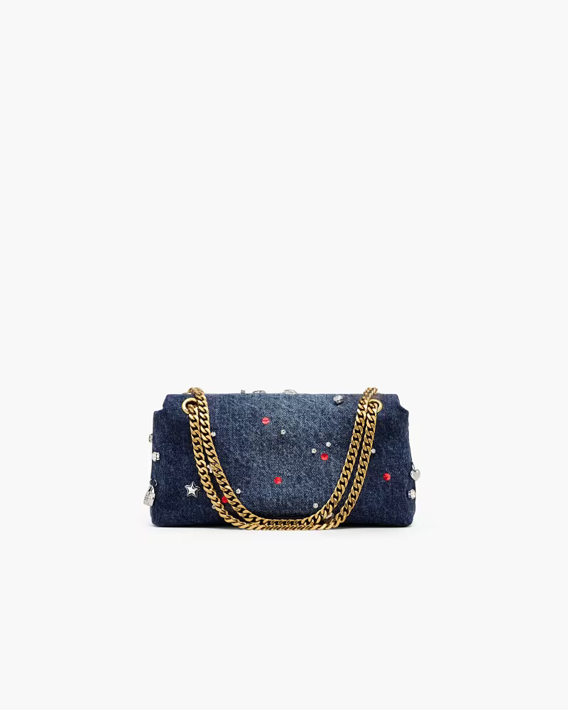 Marc Jacobs The Trinket Charm Denim Dual Chain Mini Bag