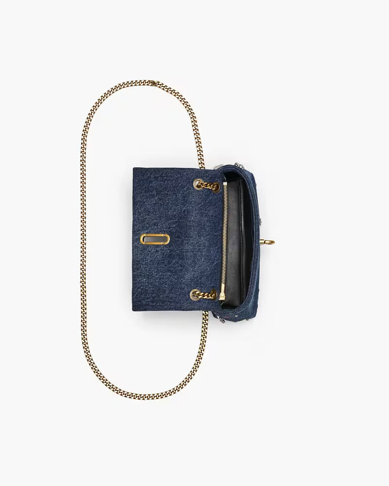 Marc Jacobs The Trinket Charm Denim Dual Chain Mini Bag