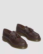 Dr. Martens Adrian Crazy Horse Leather Tassel Loafers  -  Dark Brown — Crazy Horse