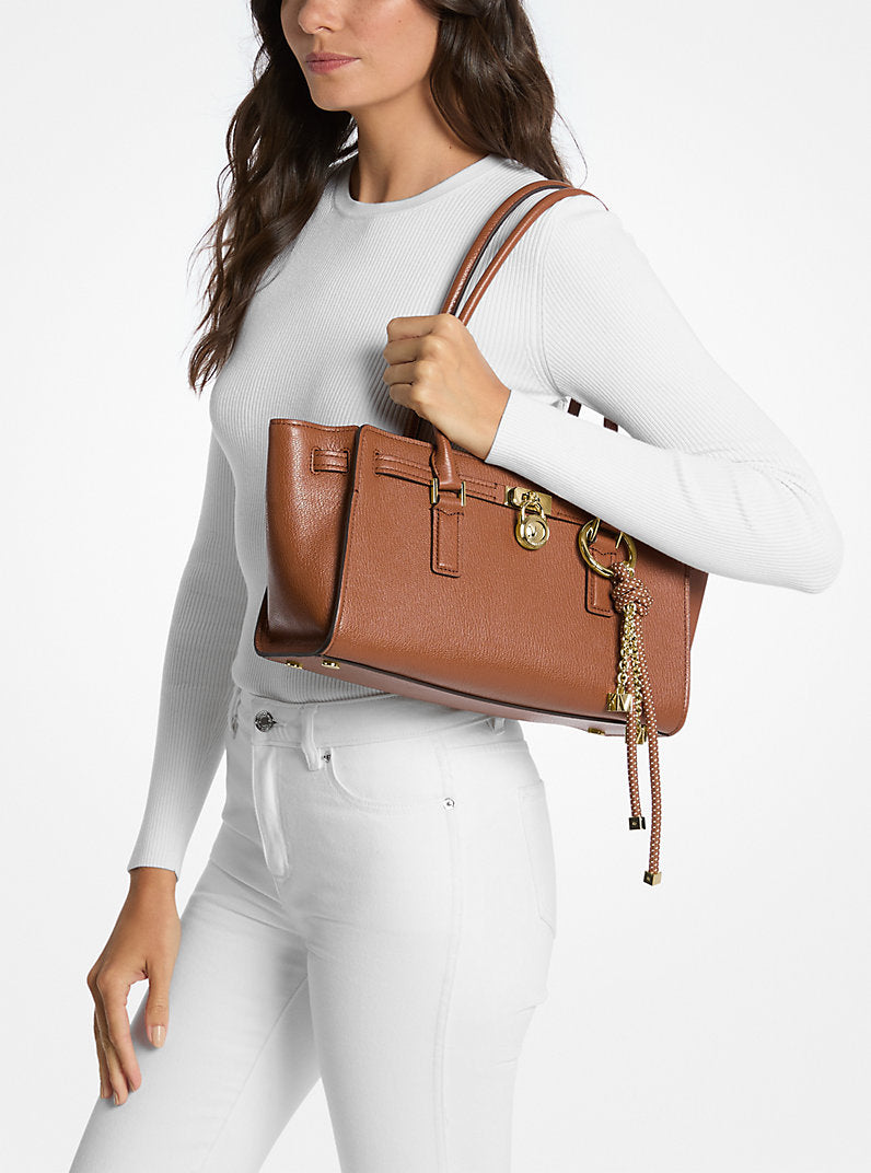 Michael Kors Hamilton Moderne Small Leather Satchel-LUGGAGE