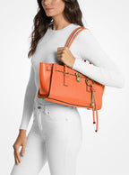 Michael Kors Hamilton Moderne Small Leather Satchel-MIMOSA