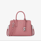 Michael Kors Laila Small Signature Logo Satchel- ROSEWOOD