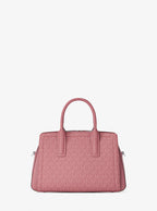 Michael Kors Laila Small Signature Logo Satchel- ROSEWOOD