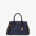 Michael Kors Laila Small Studded Leather Satchel- DRESS BLUES