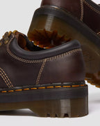 Dr. Martens 8053 Arc Crazy Horse Leather Platform Casual Shoes  -  Dark Brown — Crazy Horse