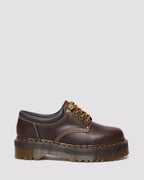 Dr. Martens 8053 Arc Crazy Horse Leather Platform Casual Shoes  -  Dark Brown — Crazy Horse