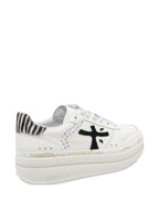 Premiata Zebra-motif Platform Sneakers
