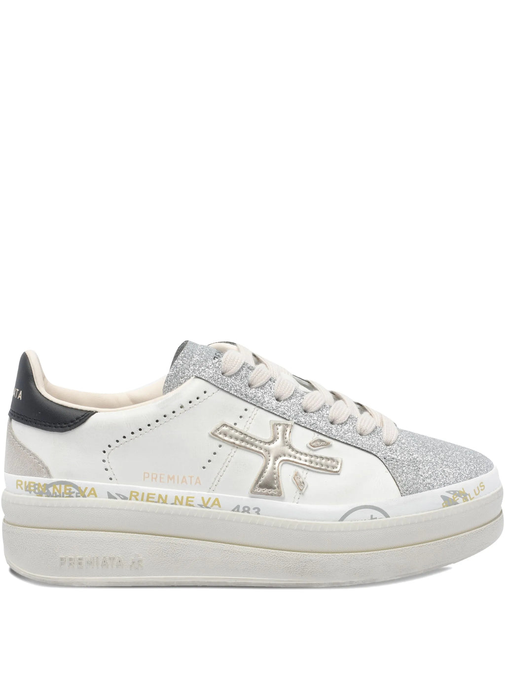 Premiata  Glitter Platform Sneakers