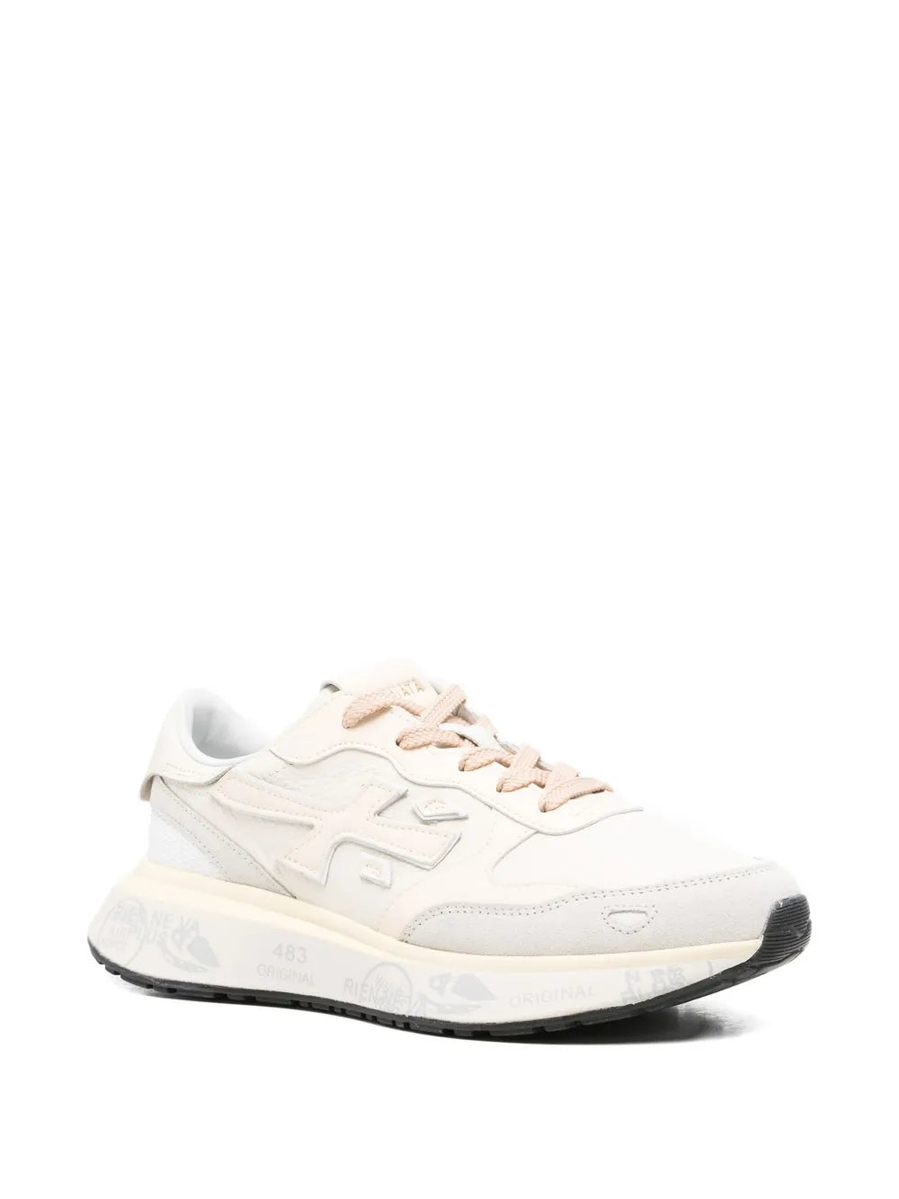 Premiata  Leather-panel Sneakers