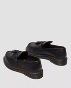 Dr. Martens Adrian Yellow Stich Ambassador Leather Loafers  -  Black — Ambassador