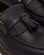 Dr. Martens Adrian Yellow Stich Ambassador Leather Loafers  -  Black — Ambassador