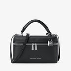 Michael Kors Jana Extra-Small Leather Crossbody Bag- BLACK
