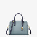 Michael Kors Laila Extra-Small Color-Block Leather Crossbody Bag-CHAMBRAY MULTI