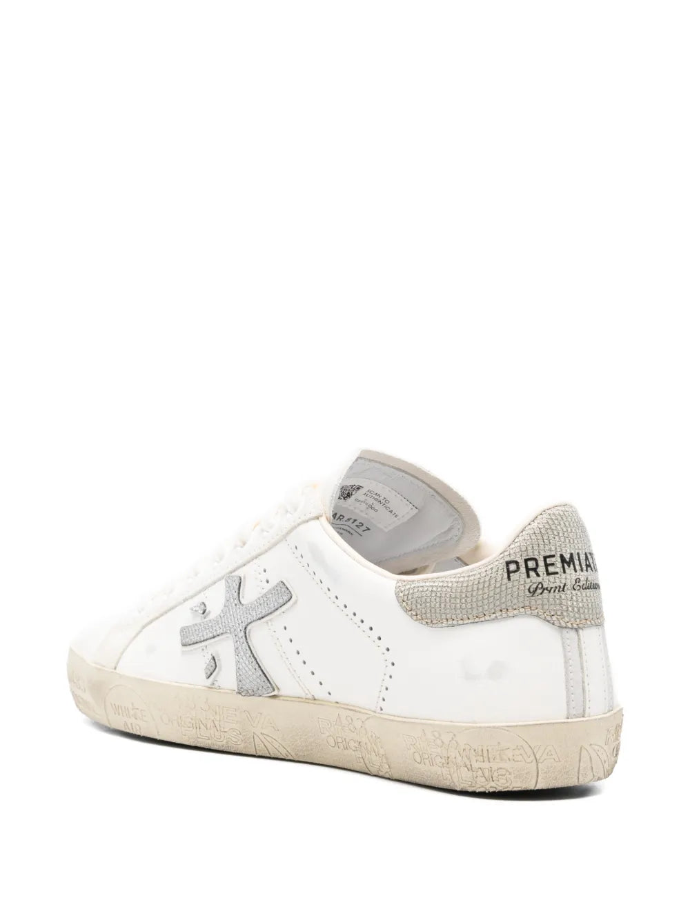 Premiata Stevend Glitter-Appliqué Sneakers