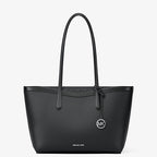 Michael Kors Arden Large Pebbled Leather Tote Bag-BLACK