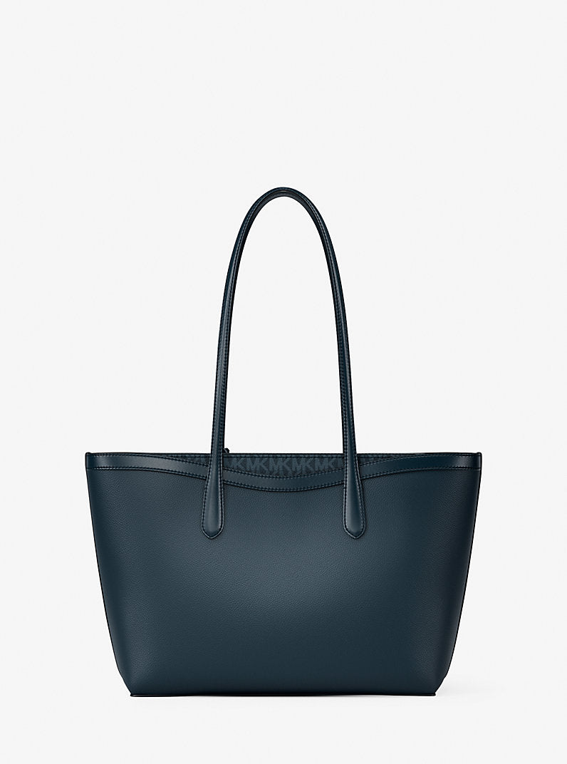 Michael Kors Arden Large Pebbled Leather Tote Bag-ADMIRAL
