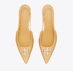 TORY BURCH ELEANOR SLINGBACK FLAT   -  Honeycomb Tan