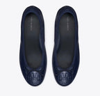 TORY BURCH REVA HEELED BALLET   -   New Navy