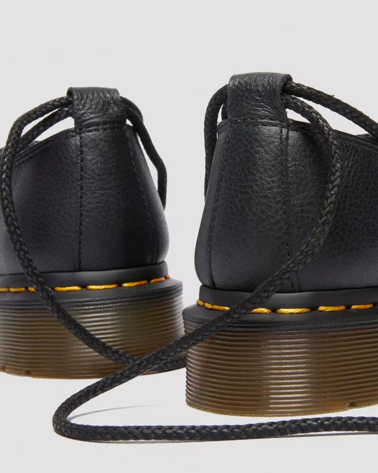 Dr. Martens Elphie II Virginia leather ballet flats  -  Black — Virginia