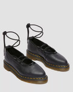 Dr. Martens Elphie II Virginia leather ballet flats  -  Black — Virginia