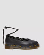 Dr. Martens Elphie II Virginia leather ballet flats  -  Black — Virginia