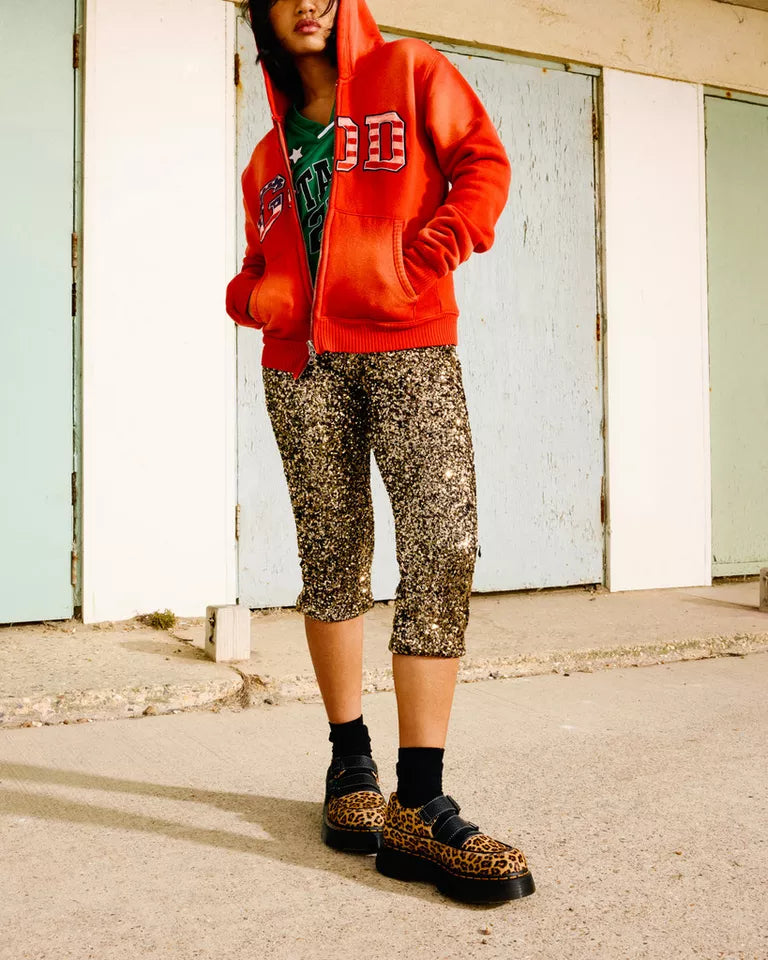 Dr. Martens Buzz leopard Mary Jane shoes  -  Light Tan