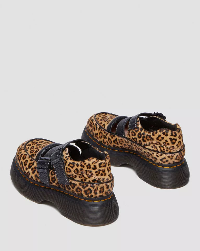 Dr. Martens Buzz leopard Mary Jane shoes  -  Light Tan
