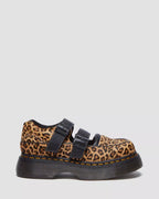Dr. Martens Buzz leopard Mary Jane shoes  -  Light Tan