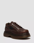 Dr. Martens Buzz 5-eye Grizzly leather shoes  -  Dark Brown — Grizzly