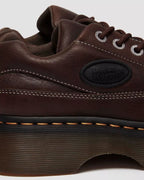 Dr. Martens Buzz 5-eye Grizzly leather shoes  -  Dark Brown — Grizzly