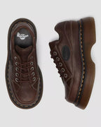 Dr. Martens Buzz 5-eye Grizzly leather shoes  -  Dark Brown — Grizzly