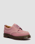 Dr. Martens Lowell Nubuck Moc Toe Shoes  -  Dusty Rose Pink — Milled Nubuck Wp