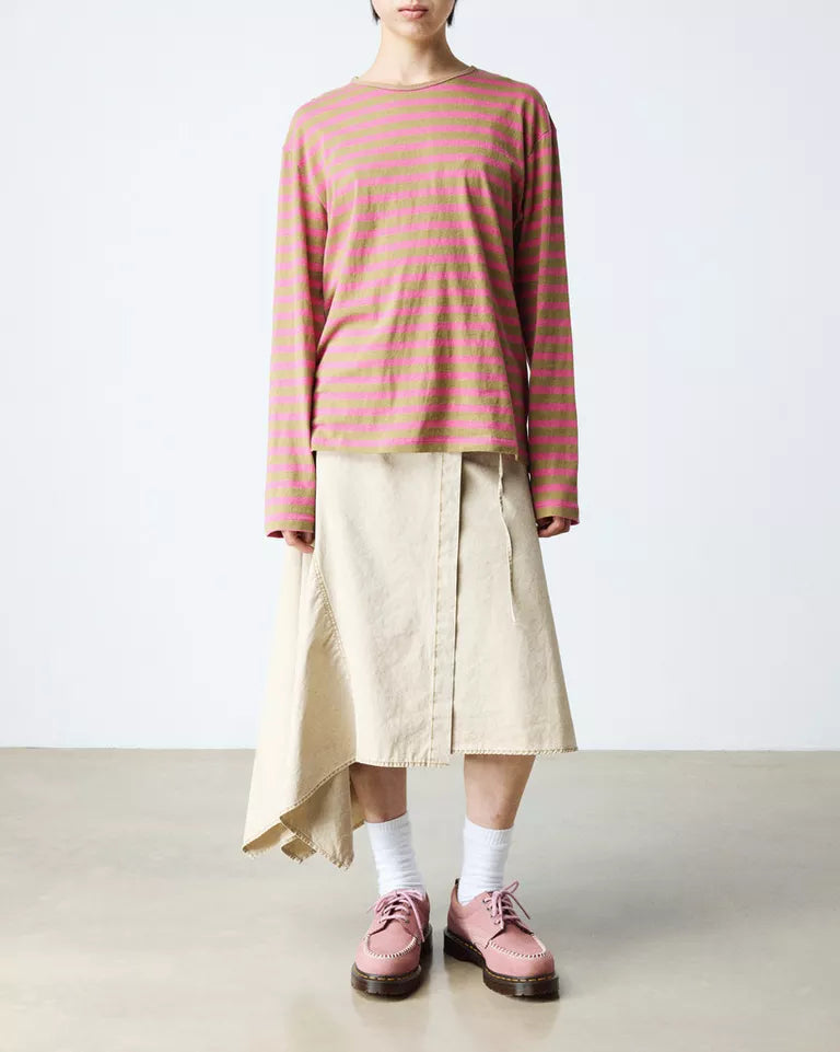 Dr. Martens Lowell Nubuck Moc Toe Shoes  -  Dusty Rose Pink — Milled Nubuck Wp