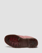 Dr. Martens Lowell Nubuck Moc Toe Shoes  -  Dusty Rose Pink — Milled Nubuck Wp