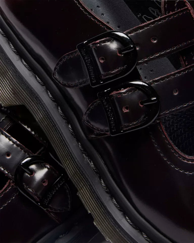 Dr. Martens 8065 ARCADIA RUB OFF LEATHER MARY JANE SHOES  -  Arcadia