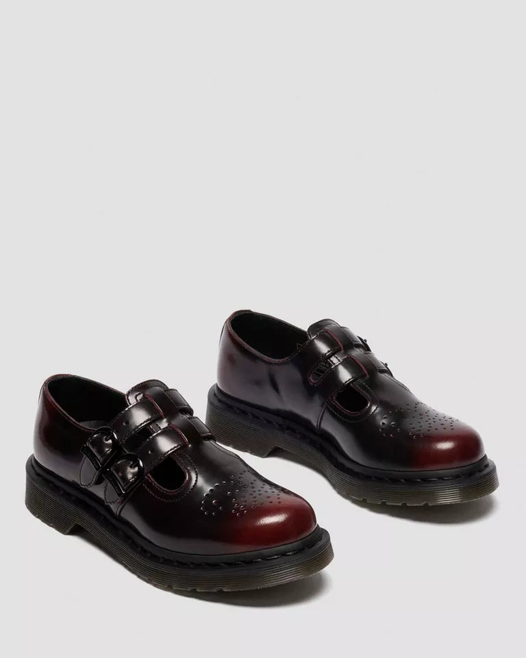 Dr. Martens 8065 ARCADIA RUB OFF LEATHER MARY JANE SHOES  -  Arcadia