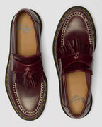 Dr. Martens Adrian Orleans Leather Tassel Loafers  -  Cherry Red — Orleans