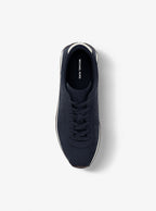 Michael Kors Rhodes Suede Trainer-NAVY