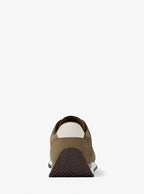 Michael Kors Rhodes Suede Trainer- HUSK