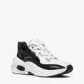 Michael Kors Toni Mixed-Media Trainer- BLACK/WHITE