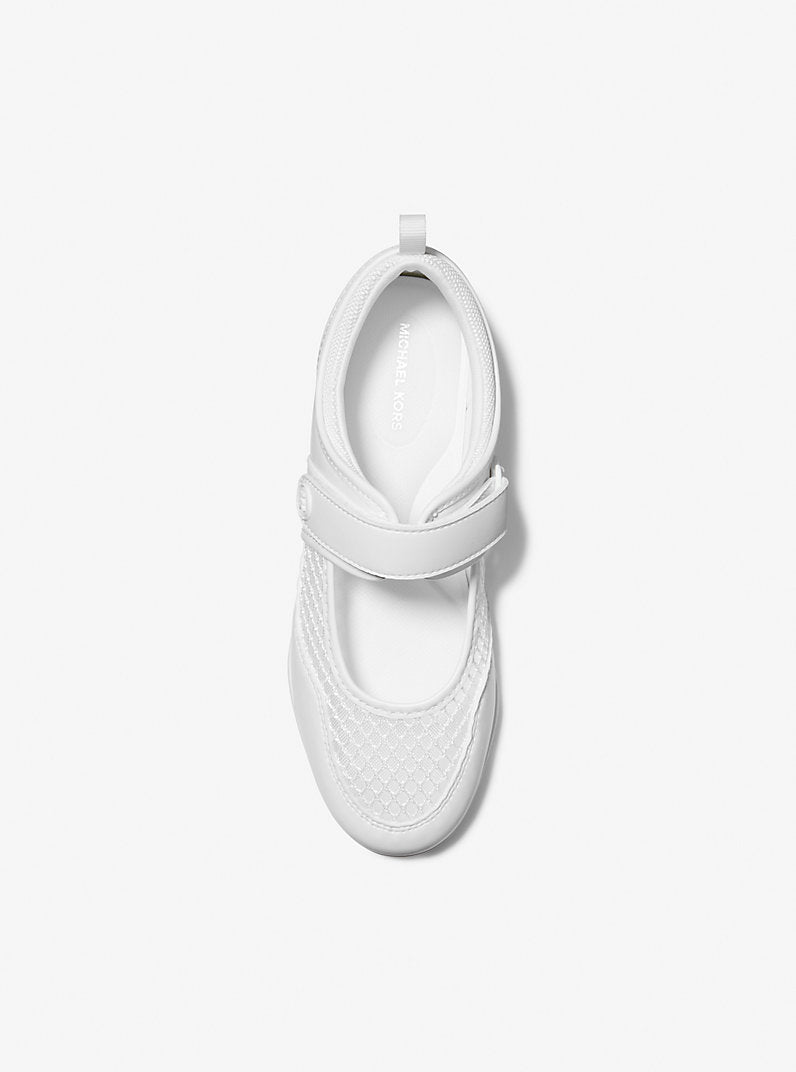 Michael Kors Kyler Mary Jane Sneaker-OPTIC WHITE