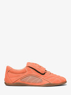 Michael Kors Kyler Suede and Mesh Trainer- MIMOSA