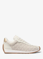 Michael Kors Rhodes Signature Logo Trainer-VANILLA