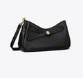 TORY BURCH ROMY ZIP TOP CROSSBODY  -  black
