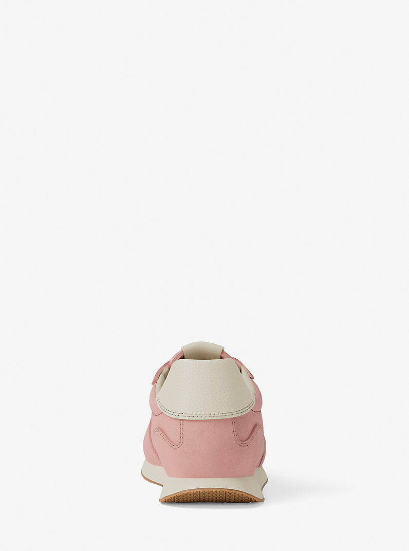 Michael Kors Essex Suede Trainer-POWDER BLUSH