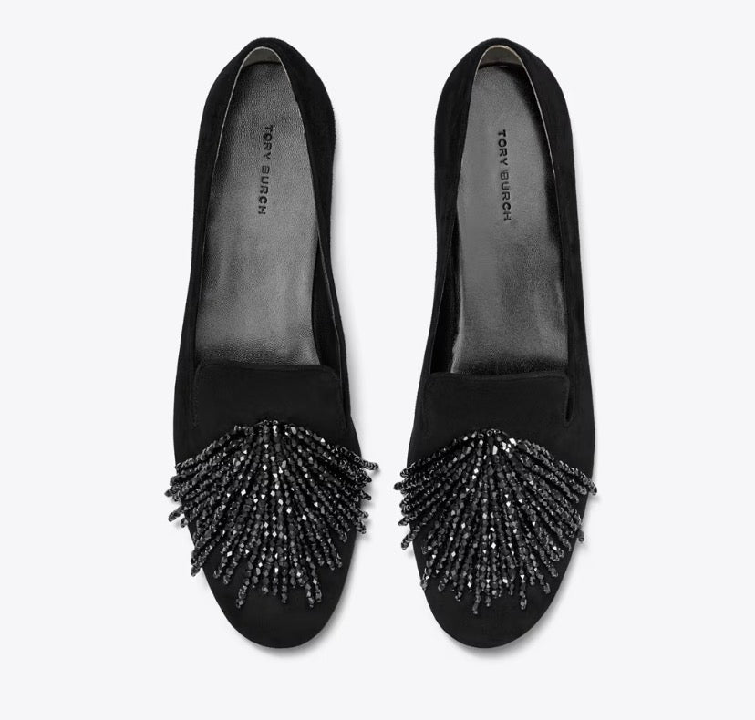 TORY BURCH SMOKING SLIPPER   -  Perfect Black